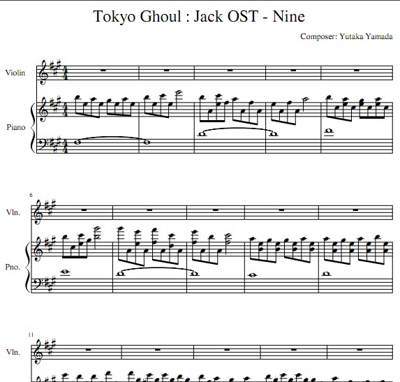 ʳʬTokyo Ghoul Jack OST - Nine