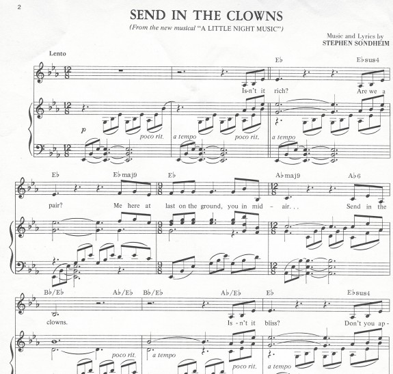 ʷٷɣķstephen sondheim - Send In The Clowns