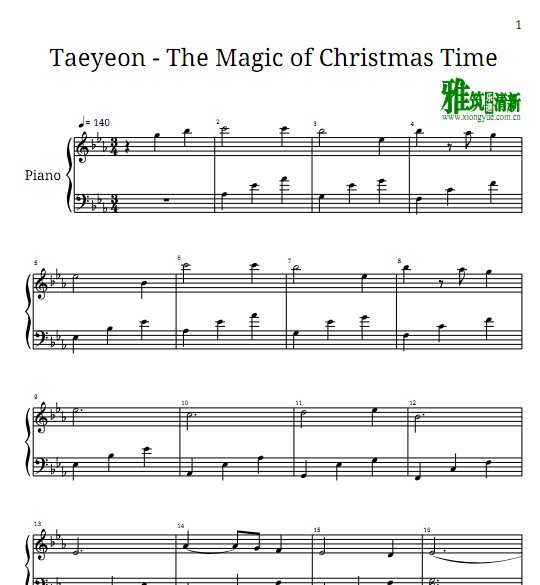 Taeyeon - The Magic of Christmas Time