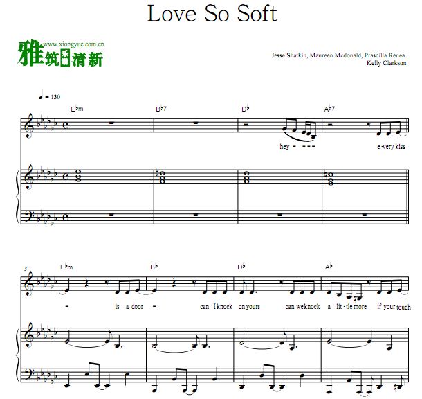 Kelly Clarkson - Love So Soft 