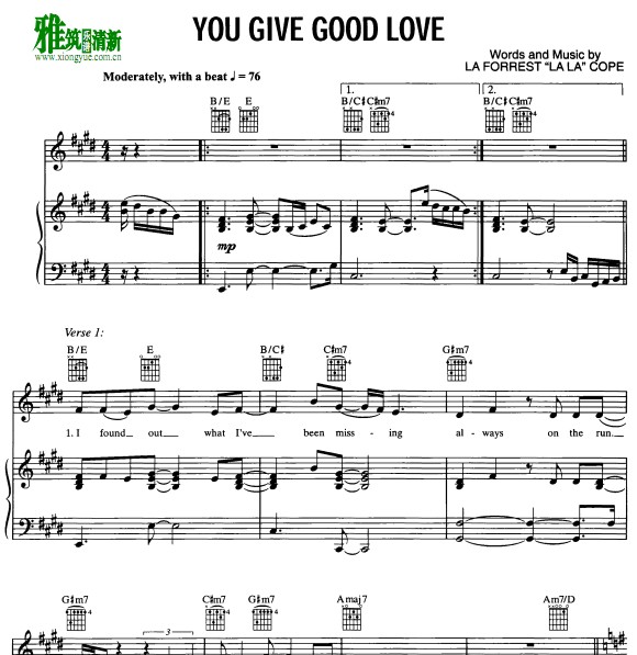 ˹ you give good loveٰ