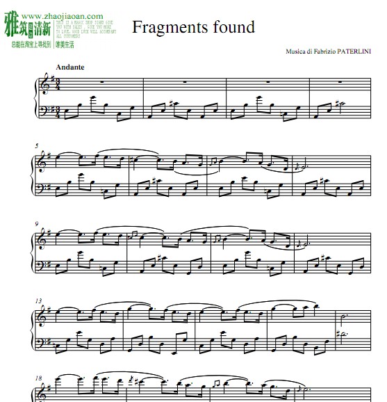 Fabrizio Paterlini — Fragments Found