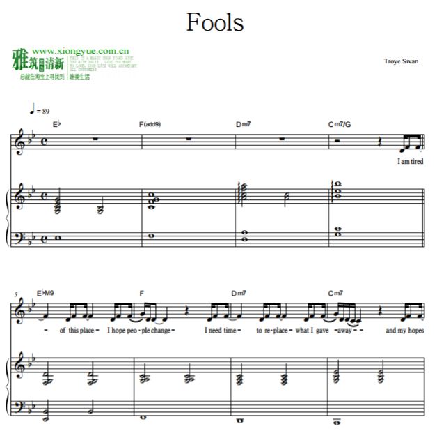 Troye Sivan - Foolsٰ
