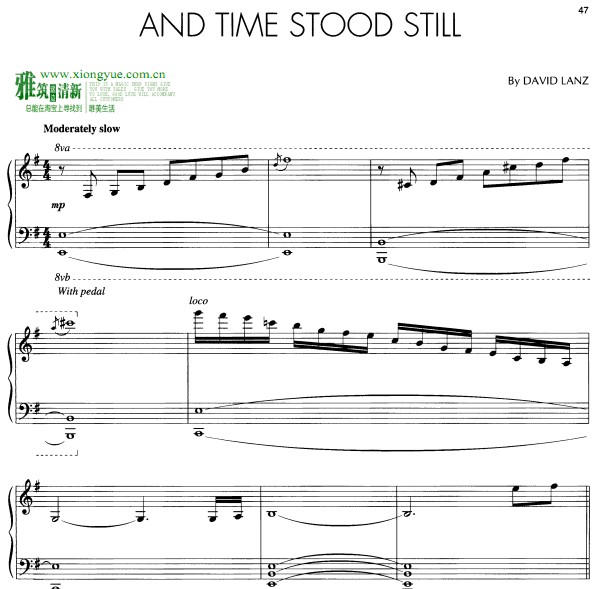 David Lanz - And Time Stood Still