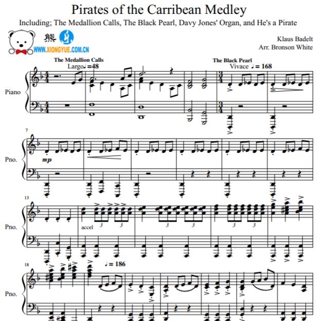 ձȺո Pirates of the Caribbean Medly
