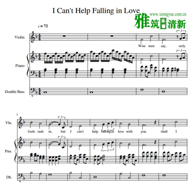 I Can't Help Falling In LoveСٵٸٺ