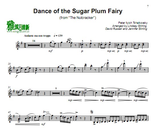 ·˹- Dance of the Sugar Plum FairyС