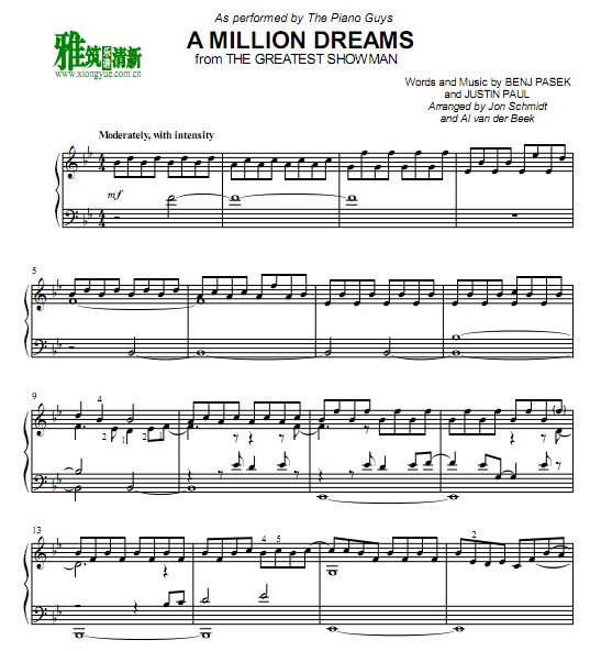 The Piano Guys A Million Dreams