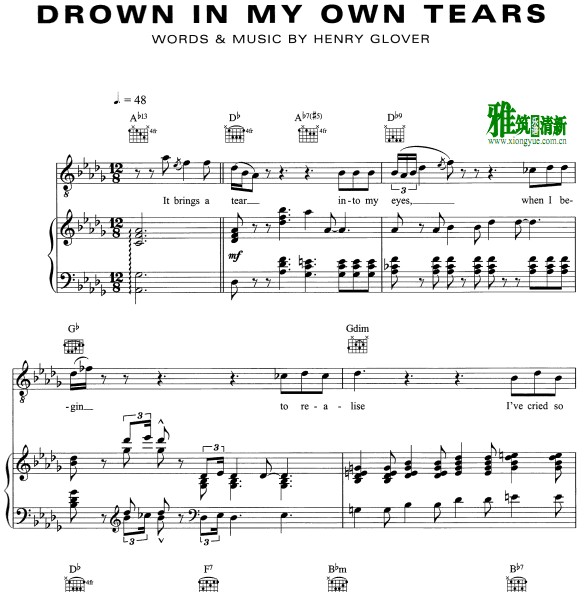 Ray Charles - Drown In My Own Tears