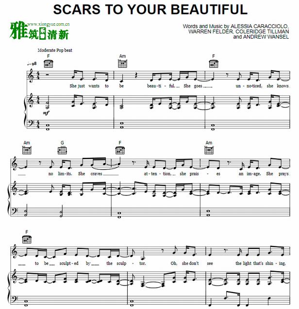 Scars To Your Beautiful 