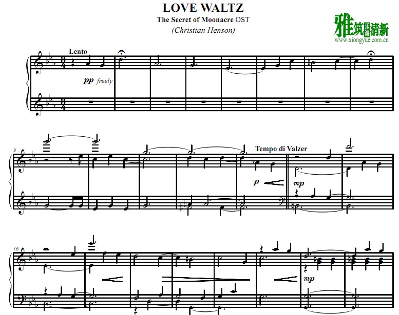 ƺ Love Waltz