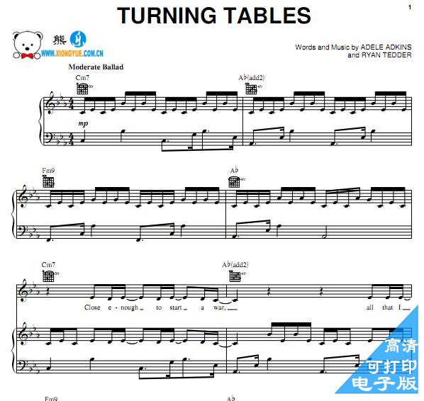 Adele - Turning Tables 