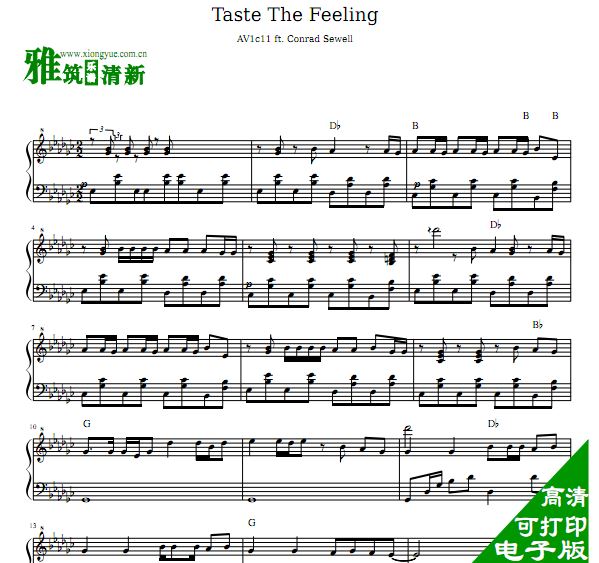 Avicii - Taste The Feeling 