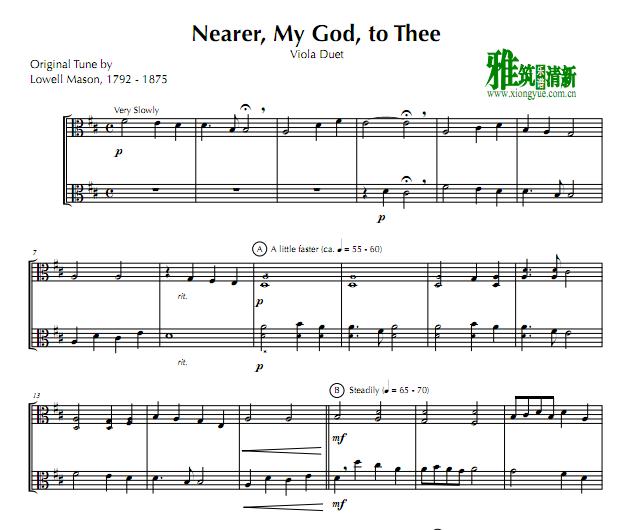 Nearer My God To Theeٶ