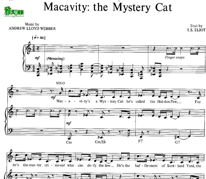 ־èCats - Macavity  the Mystery Cat 