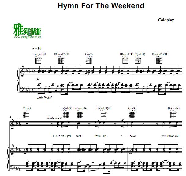 Coldplay - Hymn For The Weekend  