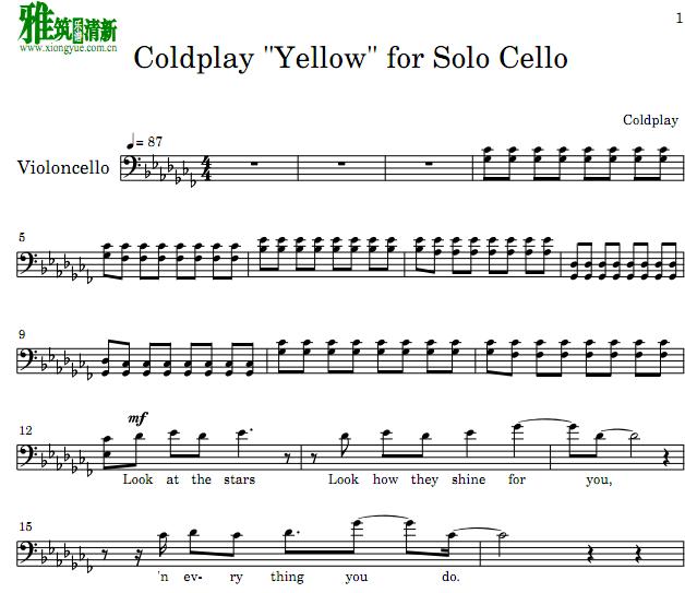 Coldplay -Yellow