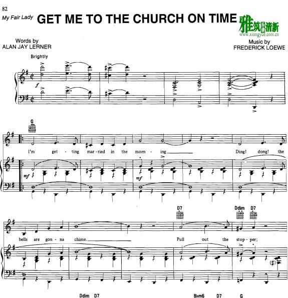 My Fair Lady - Get Me to the Church on Time 