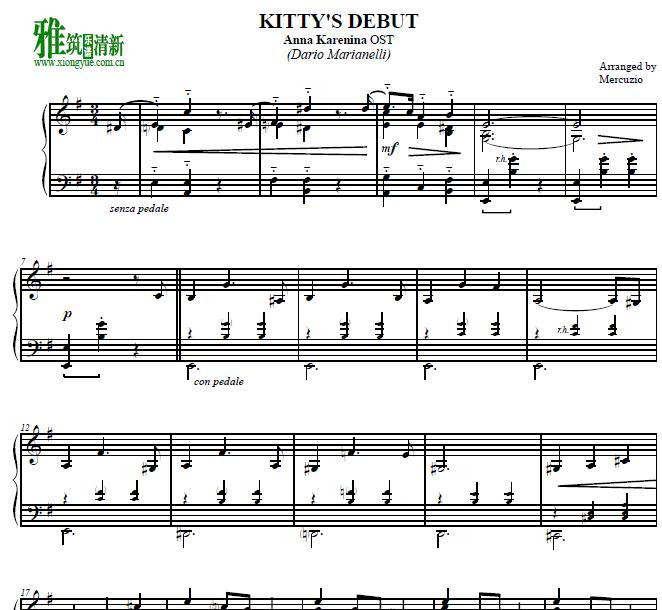Anna Karenina OST - KITTY'S DEBUT