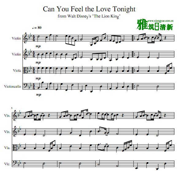 Can You Feel the Love Tonight ʨ
