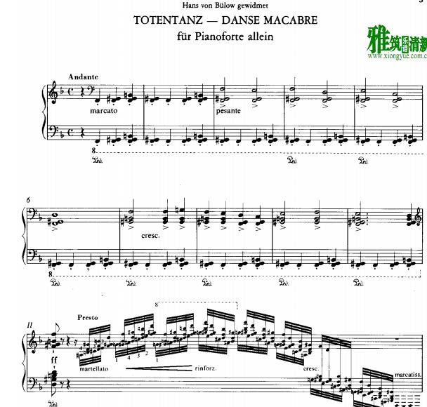 ˹ ֮ Liszt_S525_Totentanz