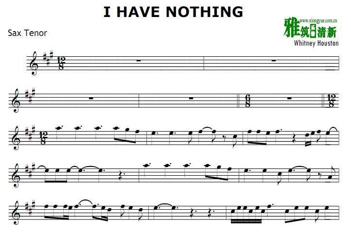 I Have Nothing ˹