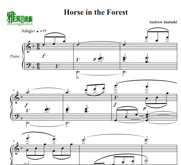 Andrew Jasinski - Horse in the Forest