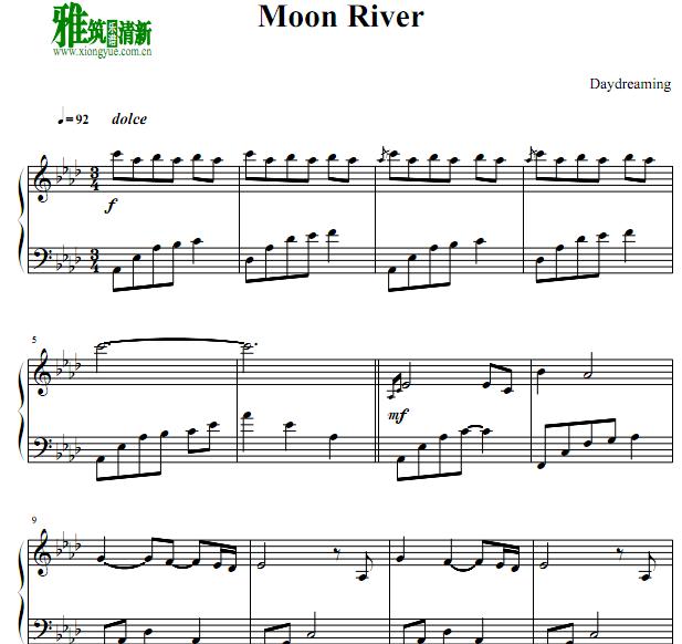 The Daydream - Moon River