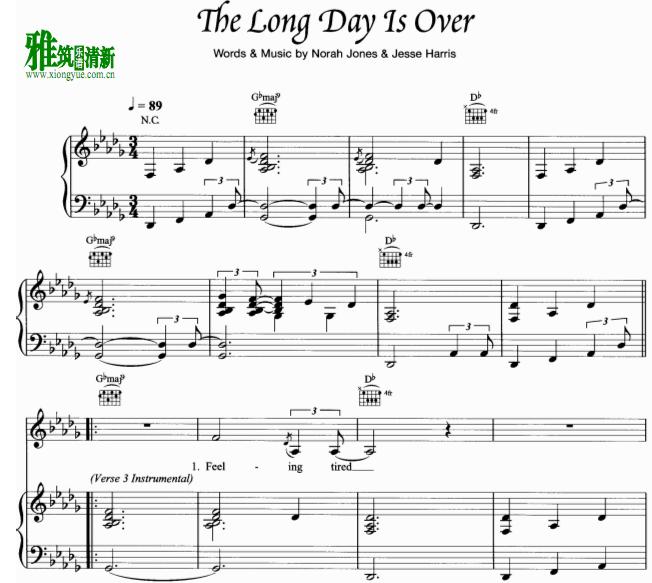 Norah Jones - The long day is over