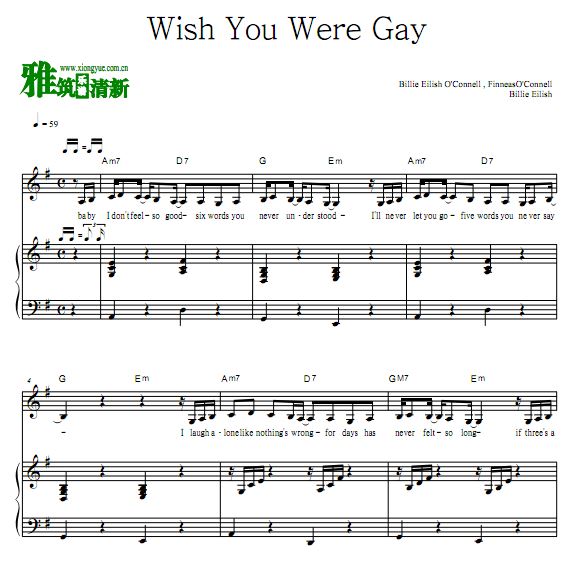 Billie Eilish - wish you were gay 
