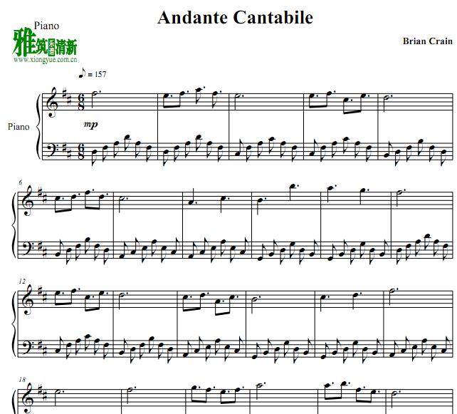 Brian Crain - Andante Cantabile