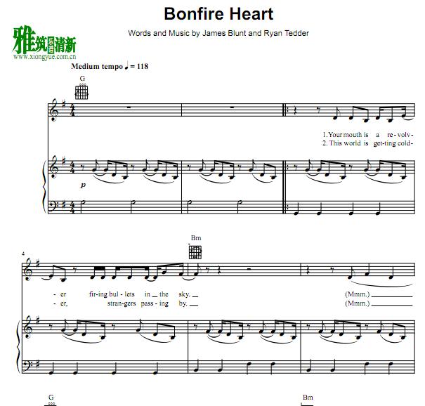 James Blunt - Bonfire Heartٰ