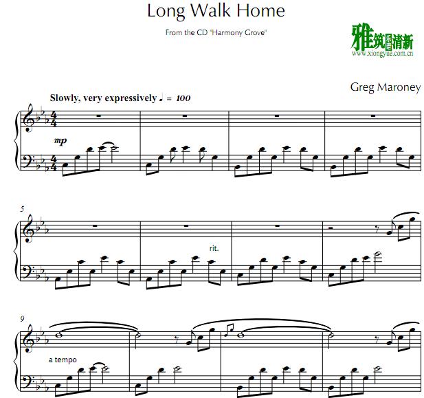 Greg Maroney - Long Walk Home