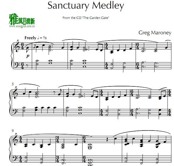 Greg Maroney - Sanctuary Medley
