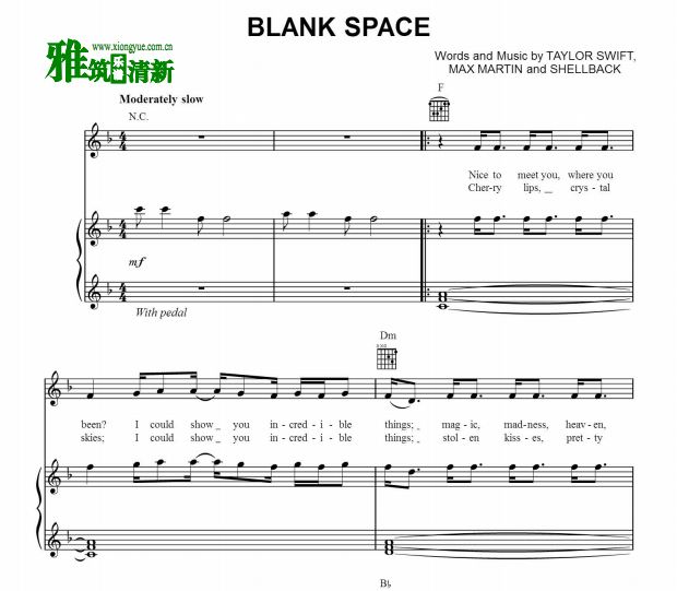 Taylor Swift - Blank Spaceٰ