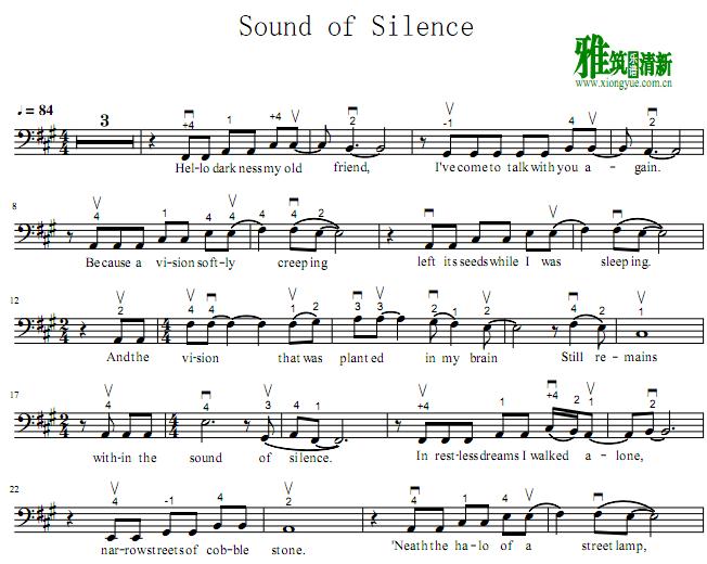 the sound of silence ָ