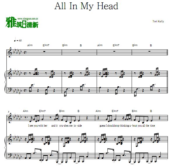 Tori Kelly - All In My Head  