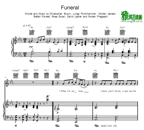 Lukas Graham - Funeral  