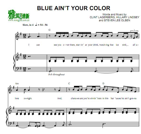 Keith Urban - Blue Ain't Your Color  ٵ