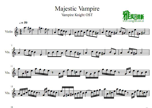Ѫʿ - Majestic VampireС