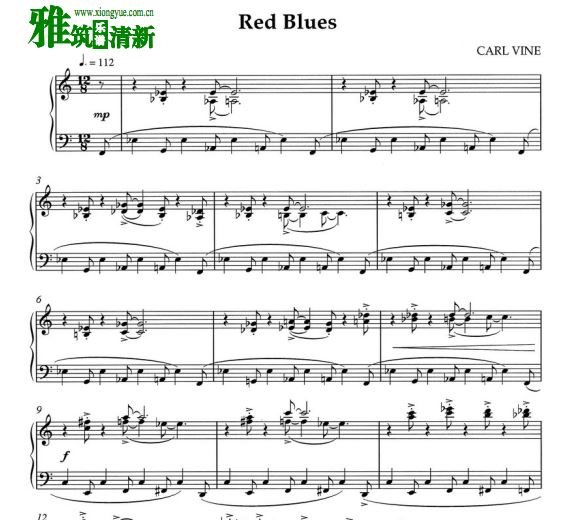 Carl Vine - red blues 