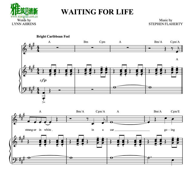 Stephen Flaherty – Waiting for Lifeٰ