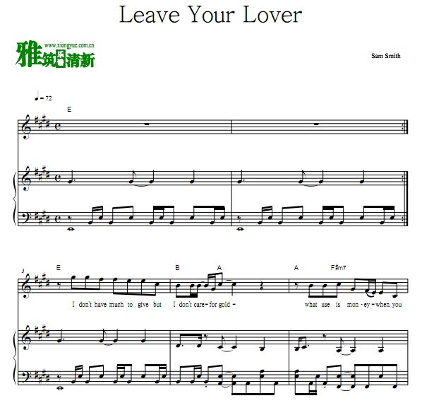Sam Smith - Leave Your Love ٵ