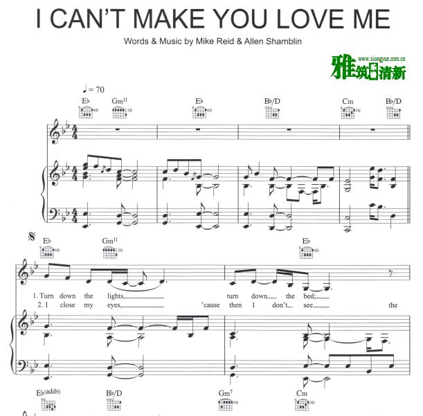 Adele - I can't make you love me 