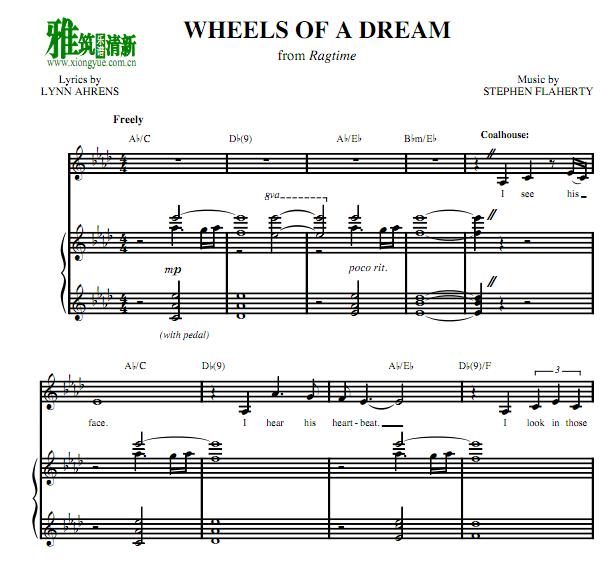 Ragtime - Wheels of a Dream ٰ
