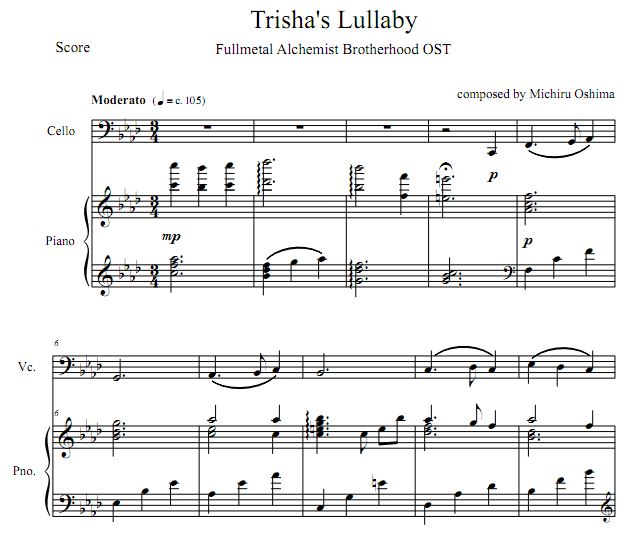 ֮ʦ Trisha's Lullaby ɯҡٸٰ