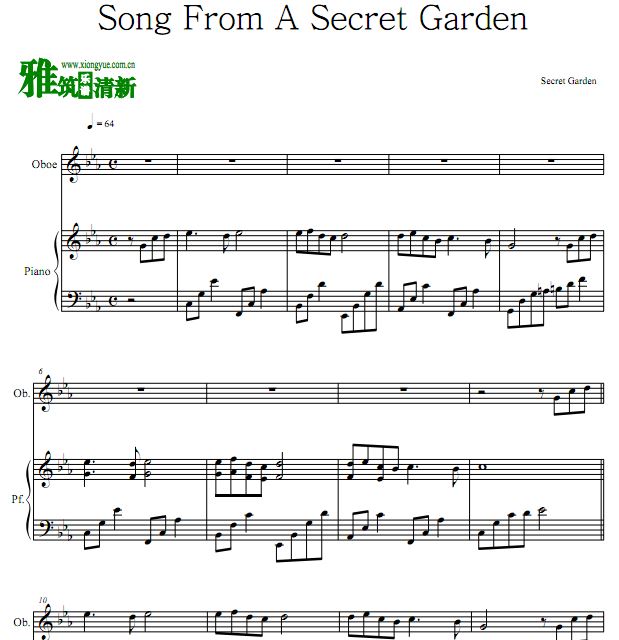 Song From a Secret Garden ԰֮˫ɹܸٶ