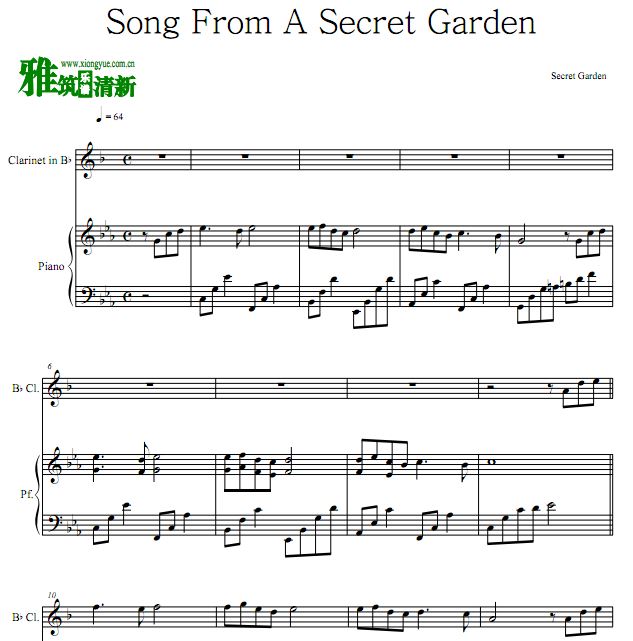Song From a Secret Garden ԰֮赥ɹܸٺ