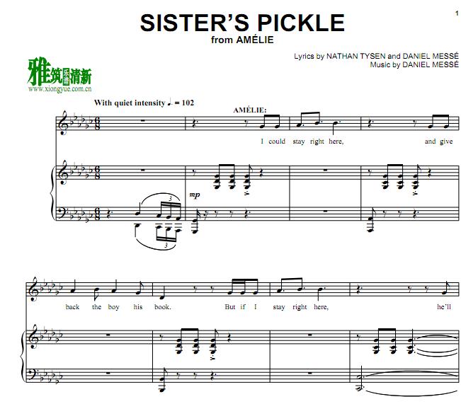 Amélie - Sister's Pickle  ٰ