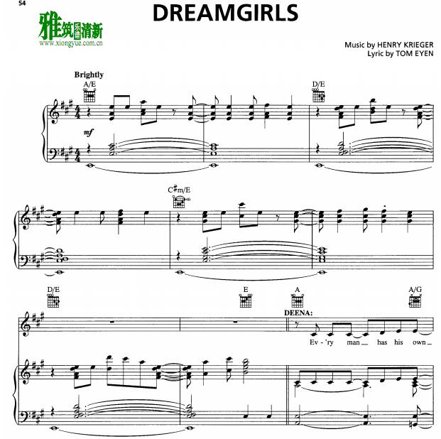 Henry Krieger Dreamgirls - Dreamgirls